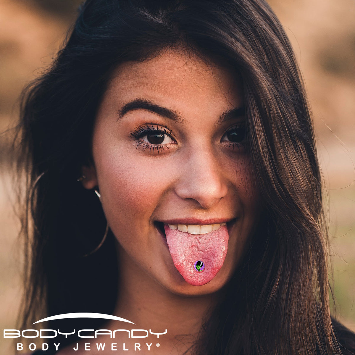 Bride of Frankenstein Barbell Tongue Ring by Onyx O